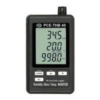 Pce Instruments PCE-THB 40 Operation Manual