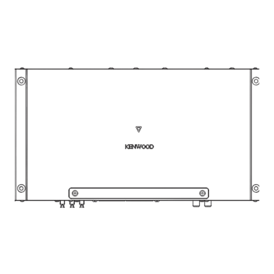 Kenwood XR1000-1 Instruction Manual