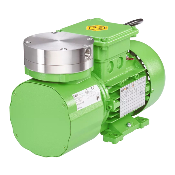 KNF N 922 Ex Operation And Installation Instructions Manual