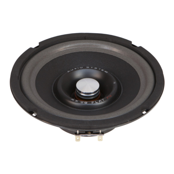 Audio System XFIT VW GOLF 5 EVO2 Manual