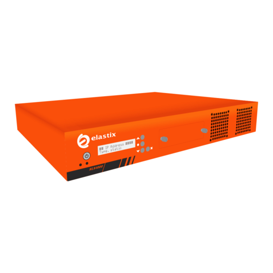 Elastix NLX4000 Quick Start Manual