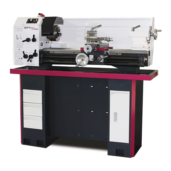 Optimum OPTI turn TU 3008G Operating Manual