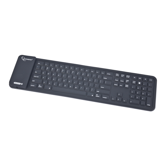 Gembird KB-BTF3 User Manual