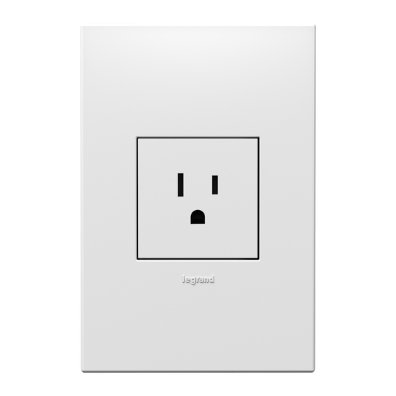 LEGRAND adorne ARTR151 Installation Instructions