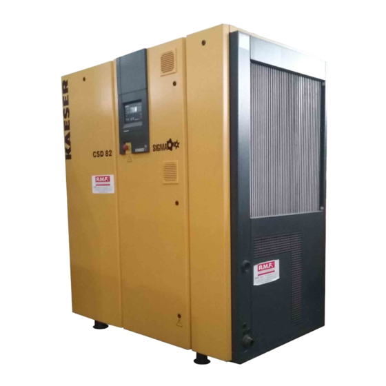 KAESER KOMPRESSOREN CSD 82 SERVICE MANUAL Pdf Download ManualsLib