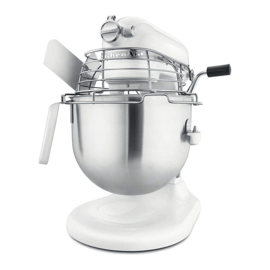 KitchenAid 5KSM7990X Professional BowlLift Stand Mixer Manual ManualsLib