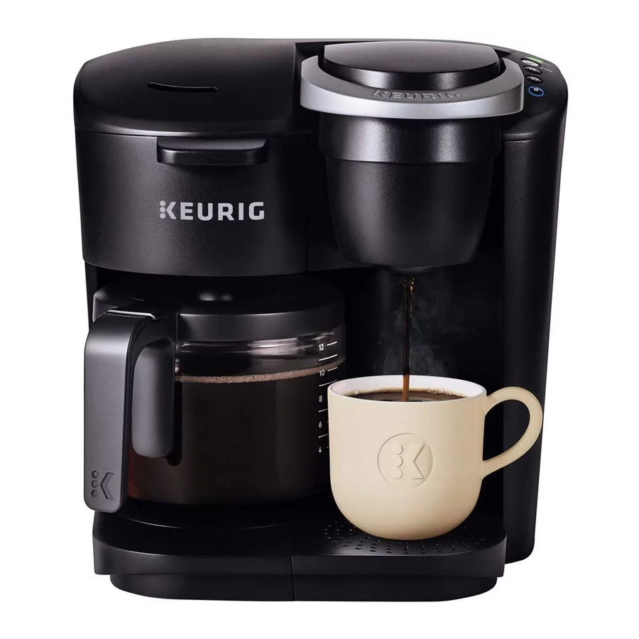 Keurig K10 Mini plus Coffee Maker, Red, Cleaned and Descaled +