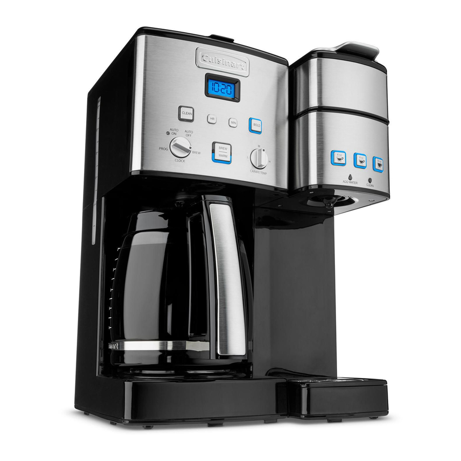 Cuisinart SS15C Series Coffee Center Manual ManualsLib
