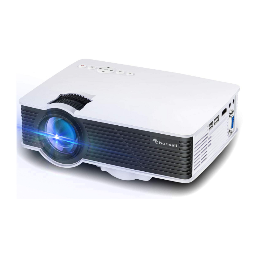 Bonsaii PJ8003 - Projector Quick Guide | ManualsLib