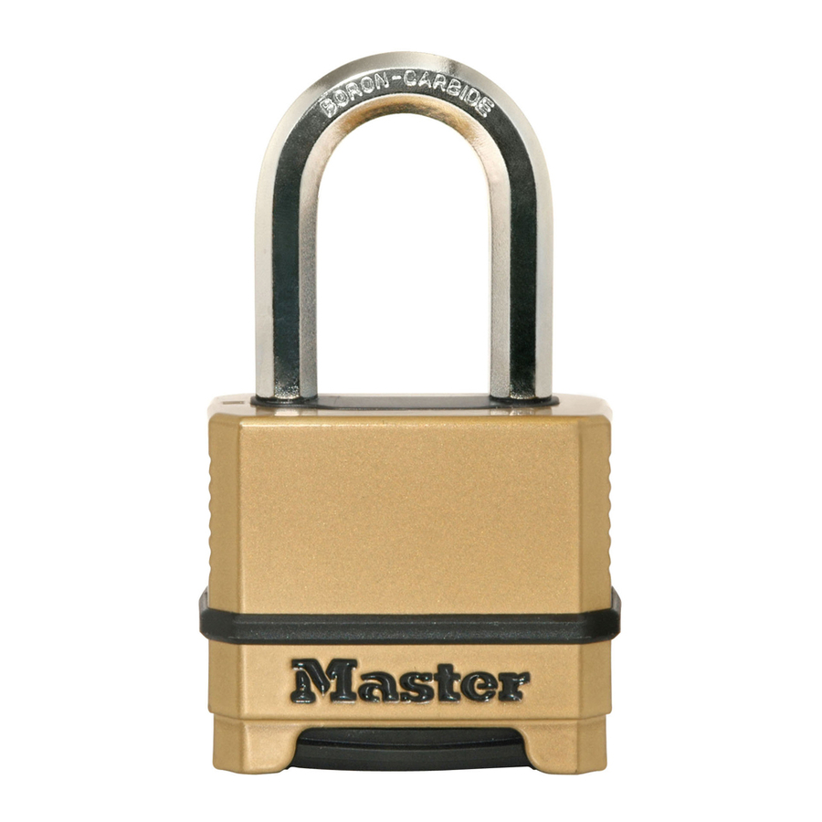Master Lock M175 Instructions ManualsLib
