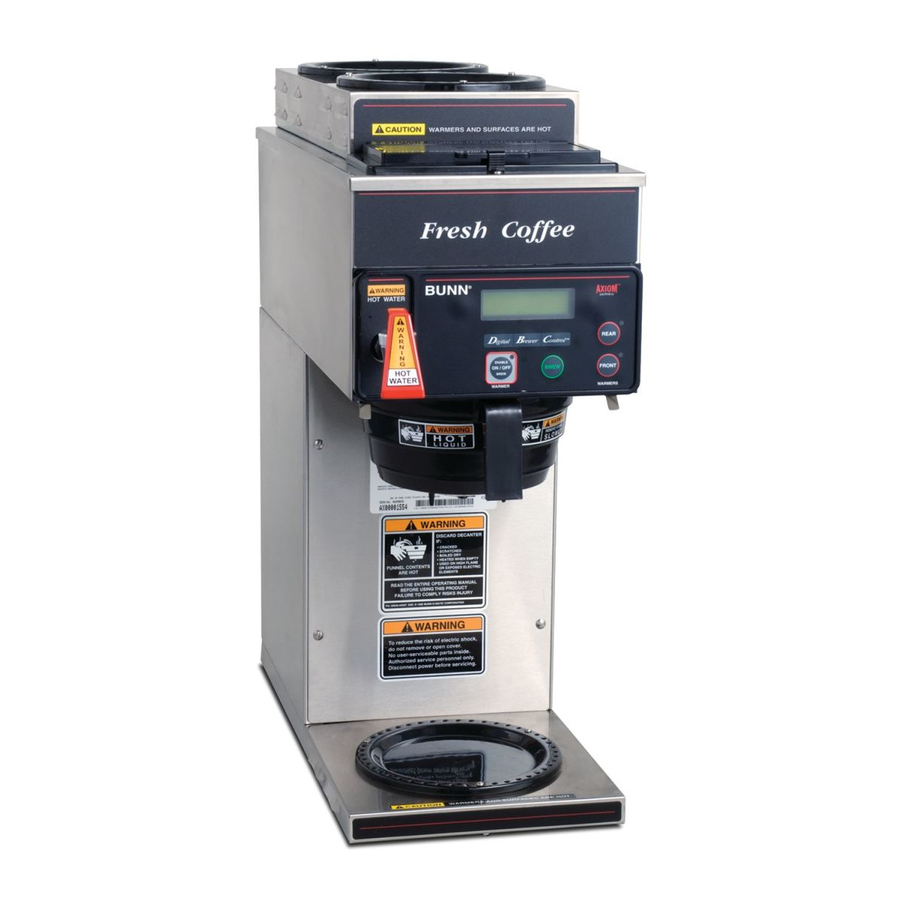 Bunn AXIOM Series Coffee Maker Manual ManualsLib