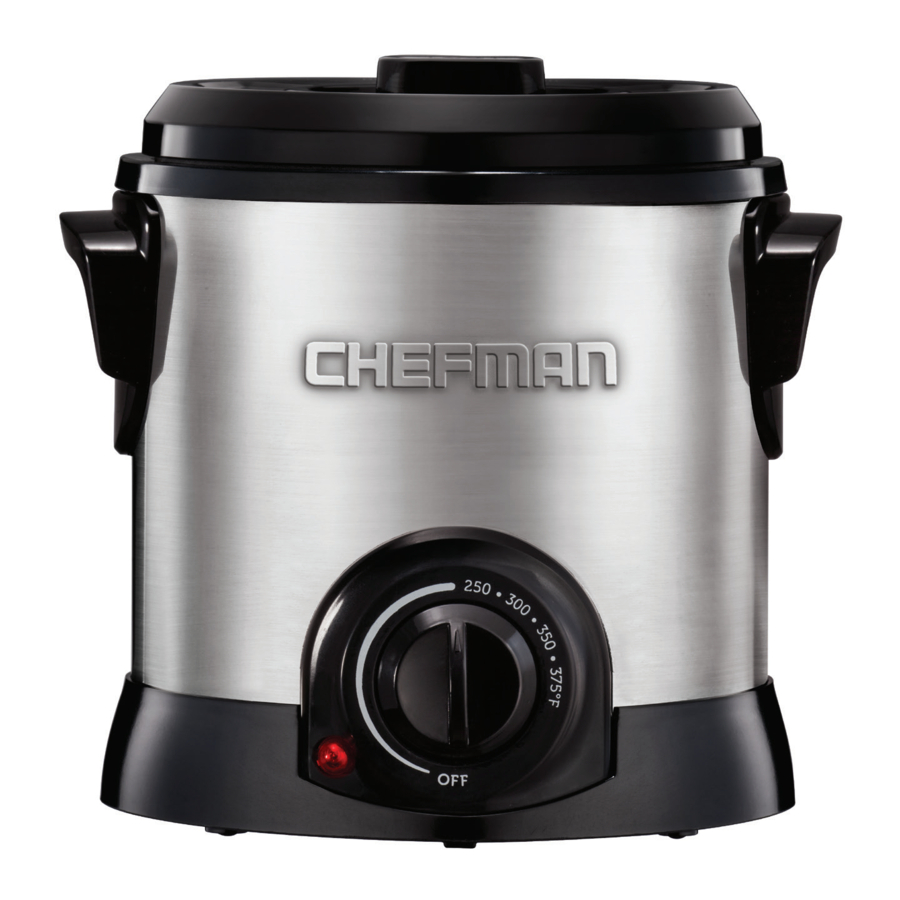 Chefman RJ07MSS Fry Guy Deep Fryer Manual ManualsLib