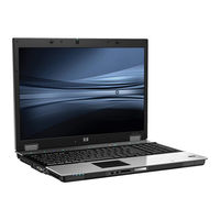 HP 8730w - EliteBook Mobile Workstation Maintenance And Service Manual