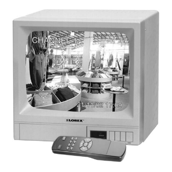 Lorex 12” B&W 4 CHANNEL OBSERVATION SYSTEM Instruction Manual