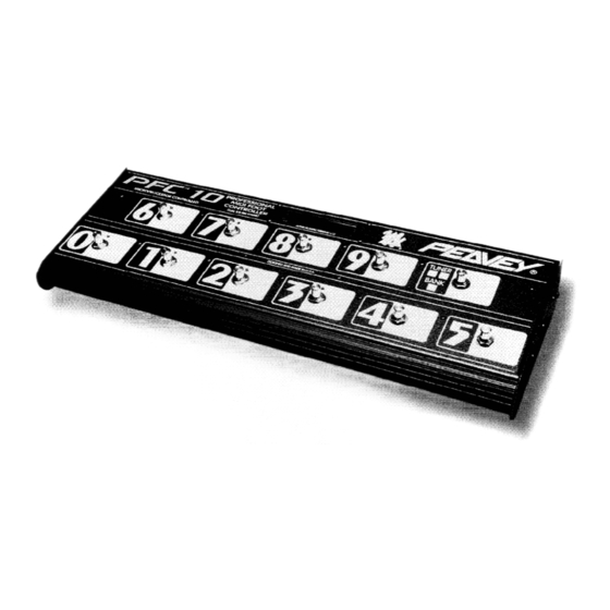 Peavey PFC 10 Operating Manual