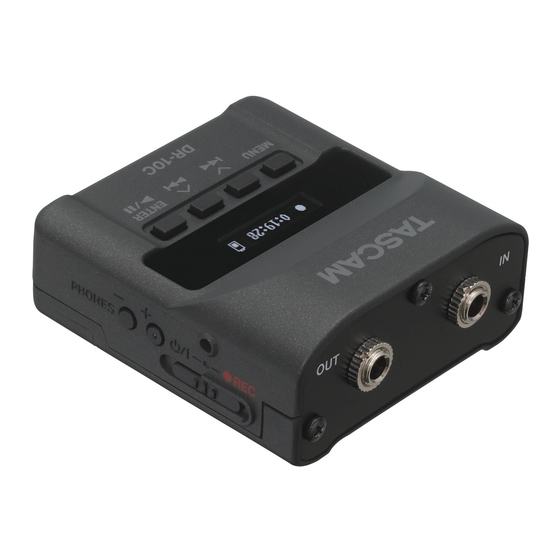 Tascam DR-10C Release Notes