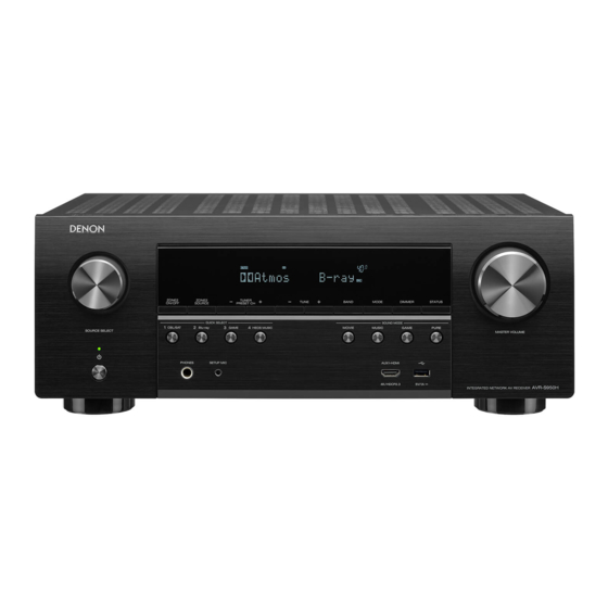 Denon AVR-S950H Quick Start Manual