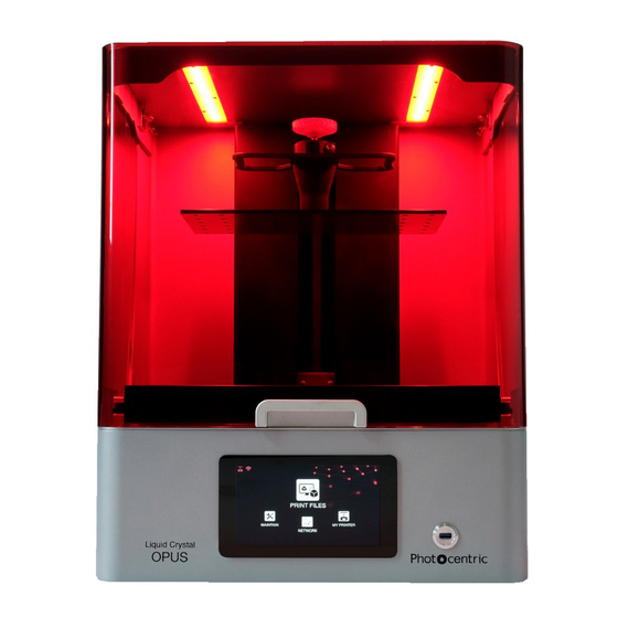 PhotoCentric Liquid Crystal Opus User Manual