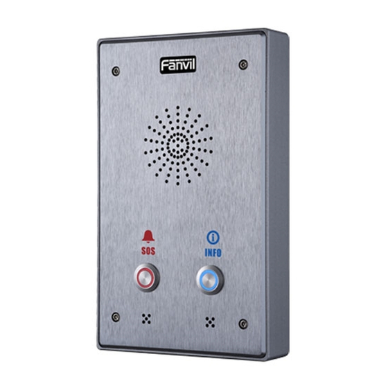 Fanvil i12 Manual