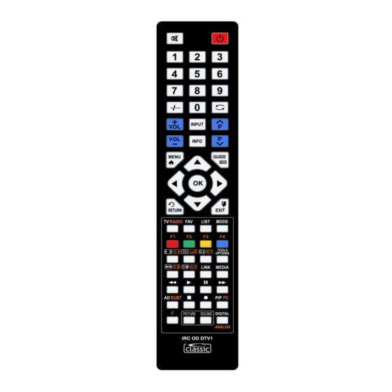 Classic IRC87126-OD User Instructions