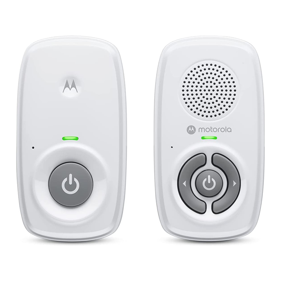 Motorola MBP21, MBP21-2 - Digital Audio Baby Monitor Quick Start Guide ...