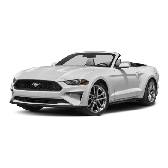 Ford MUSTANG 2022 Owner's Manual