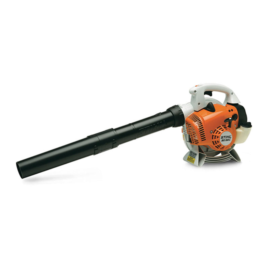 STIHL BG 56 INSTRUCTION MANUAL Pdf Download | ManualsLib