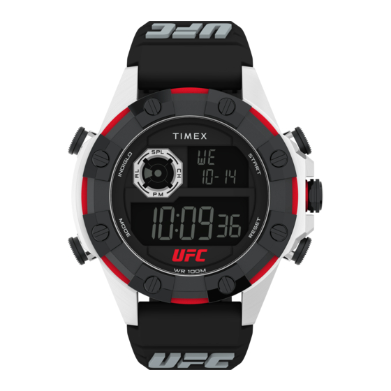 Timex ufc kick digital user manual pdf download manualslib