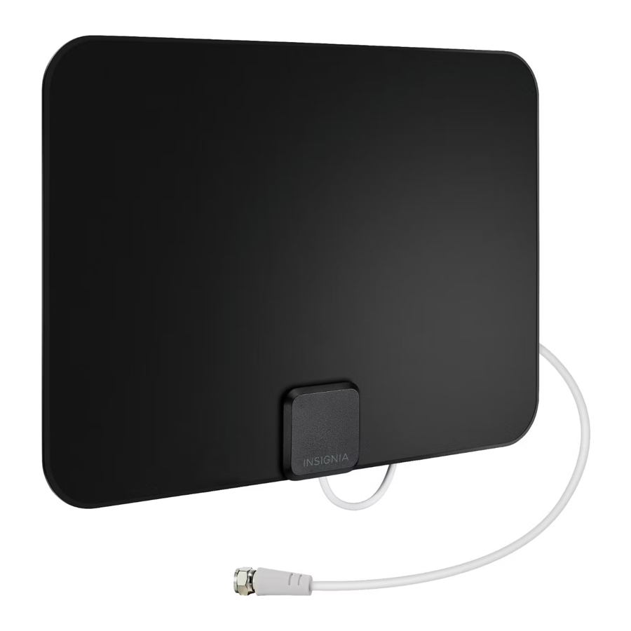 Insignia NSANT200HA Ultra Thin HDTV Antenna Quick Setup Guide