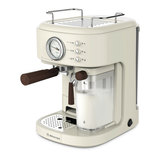 User Manuals: BRAYER BR1115 Espresso Machine