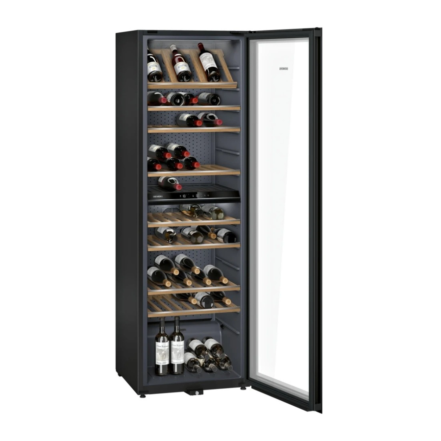 Siemens iQ500 KW36K Series - Wine Storage Manual
