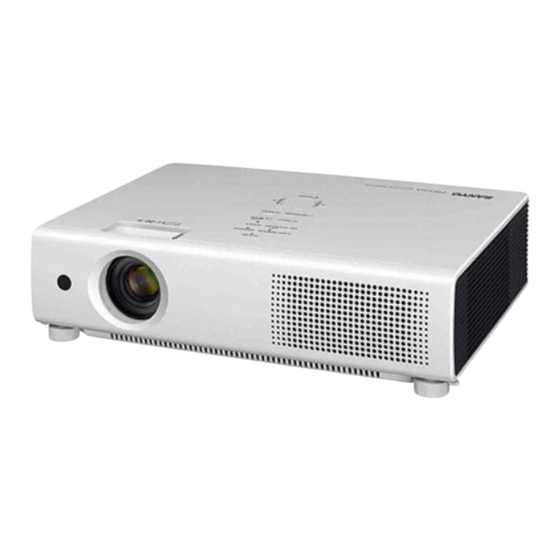 Sanyo PLC-XU100 Owner's Manual
