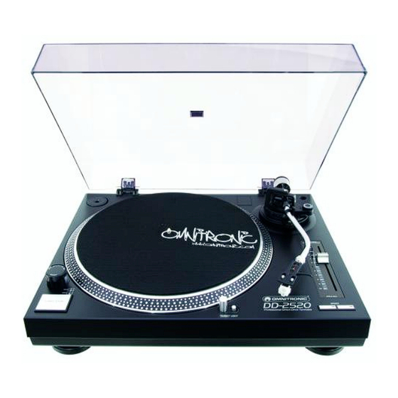 Omnitronic DD-2520 User Manual