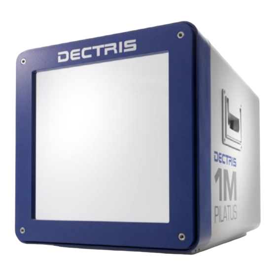Dectris PILATUS 1M Operating Procedures Manual