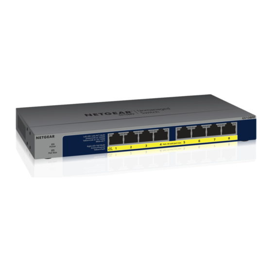 NETGEAR GS108PP Installation Manual