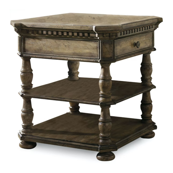 Hooker Furniture 5107-80113 Assembly Instruction