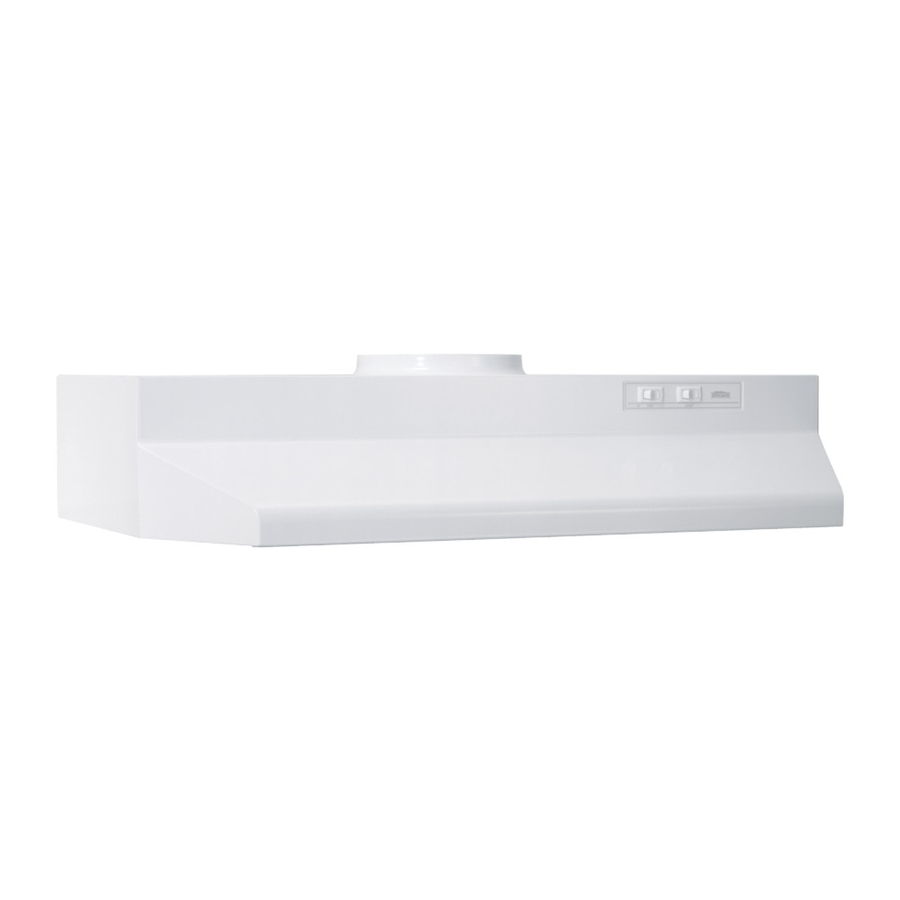 NuTone 422401 Specification Sheet