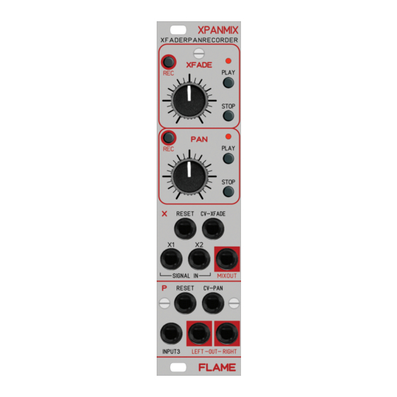 Flame XPANMIX Manual