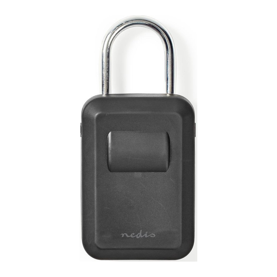 Nedis KEYCCP01BK Key Safe Padlock With Bust Cover Quick Start Guide ManualsLib