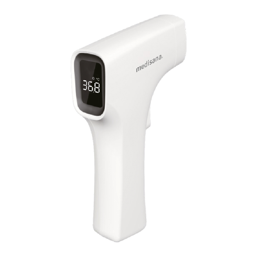 Medisana TM 715 NonContact Infrared Thermometer Manual ManualsLib