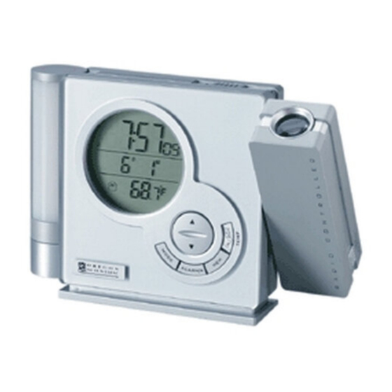 Oregon Scientific RMR966P, RMR966PU RadioControlled Projection Alarm