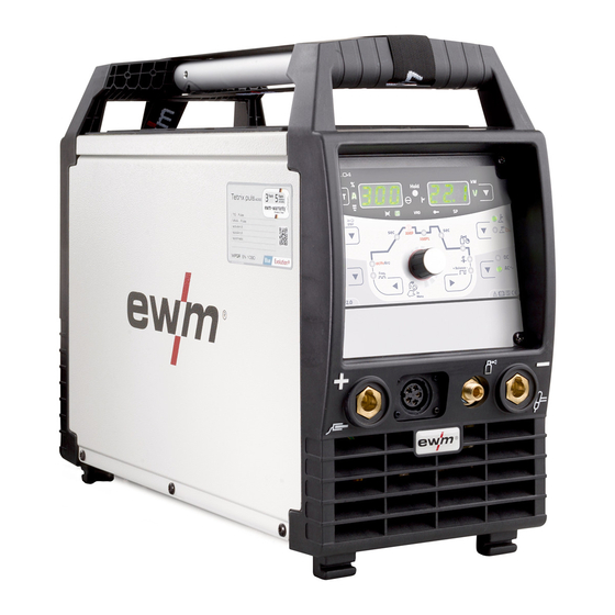EWM Tetrix 300 Smart 2.0 puls TM Operating Instructions Manual