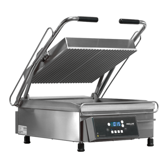 Proluxe Vantage CS CSD1515PEE Operation Manual