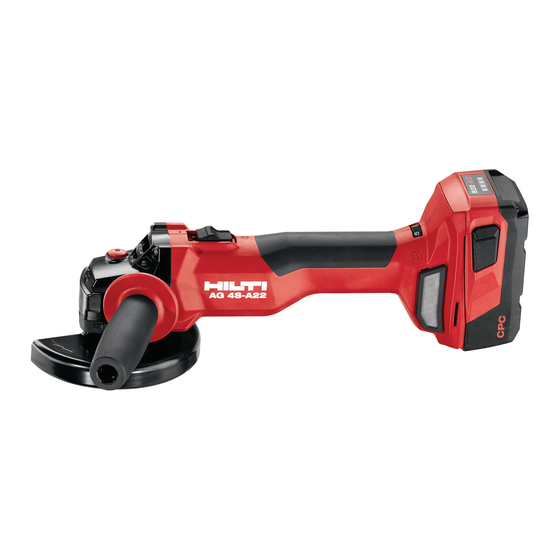 Hilti NURON AG 4S-22-125 Manual