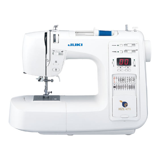 JUKI HZL-E71 Service Manual