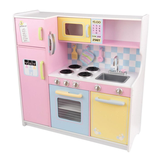 KidKraft Large Pastel Kitchen 53181 Assembly Instructions Manual