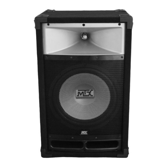 MTX TP112 Owner's Manual