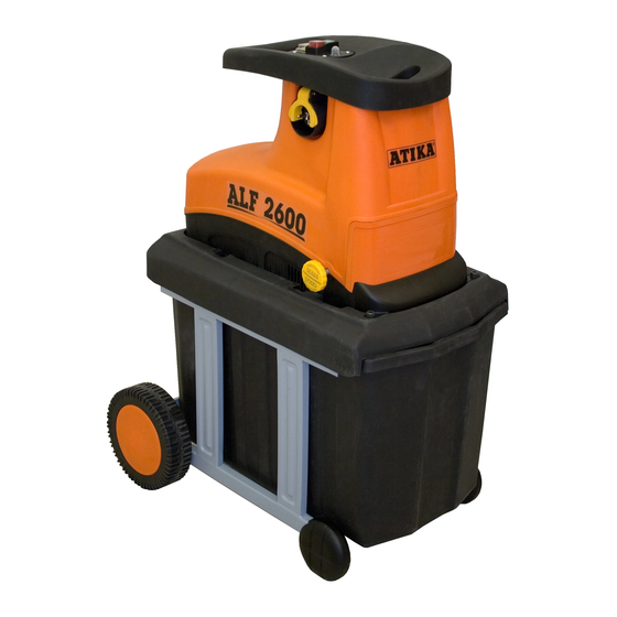 ATIKA ALF 2600 Original Instructions Manual