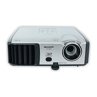 Sharp PG-F312X - Notevision XGA DLP Projector Operation Manual