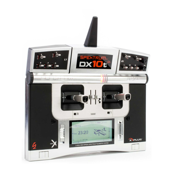 Spektrum DX10t Instructions Manual